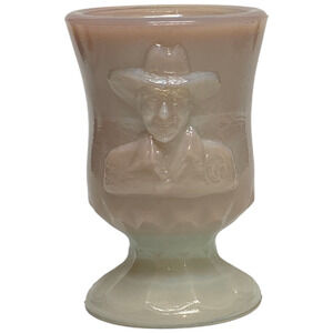 Boyd Art Glass Hopalong Cassidy© #289 Ltd Ed 2002 Blue Orchid Toothpick Holder